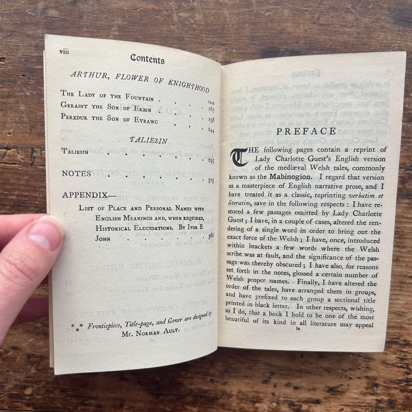 The Mabinogion - Lady Charlotte Guest - Antique 1910 (Preloved)