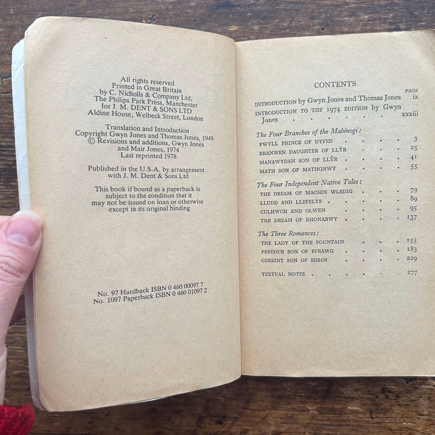 The Mabinogion - Vintage 1978 (Preloved)