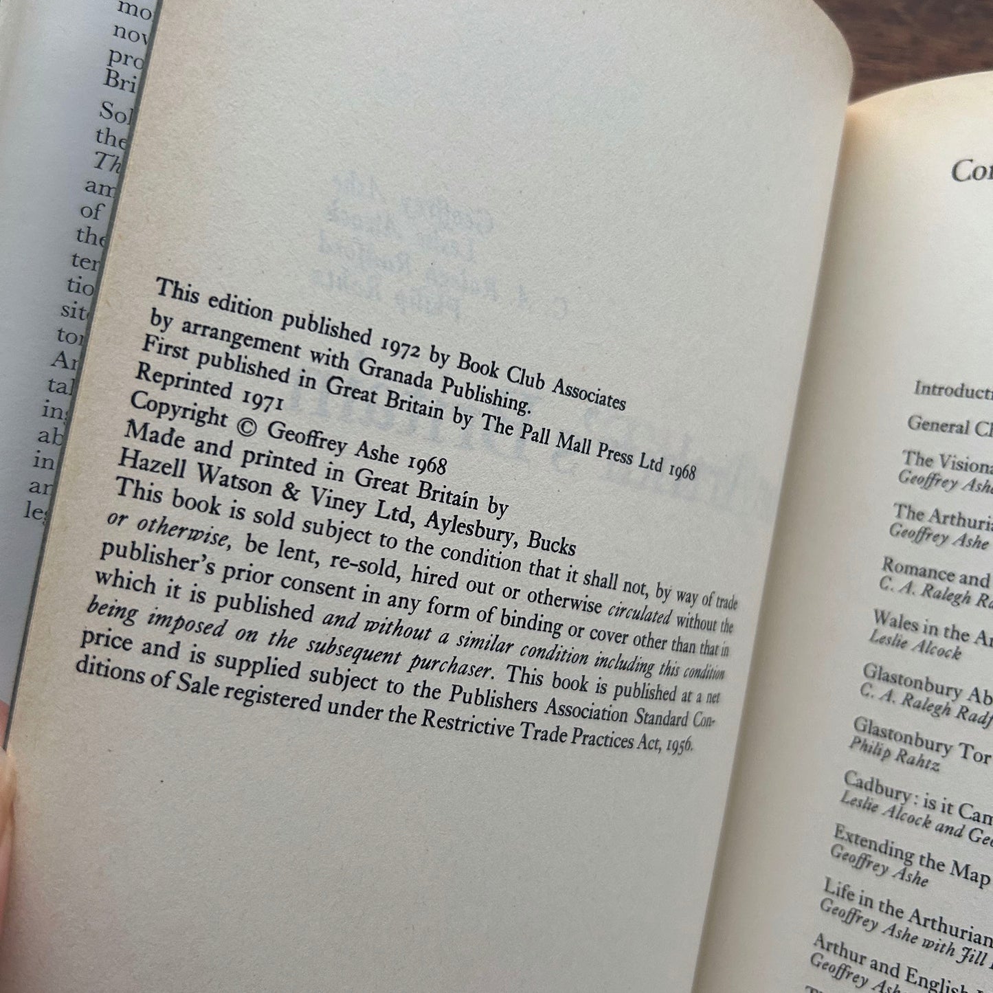 The Quest for Arthur's Britain - Geoffrey Ashe 1972 (Preloved)