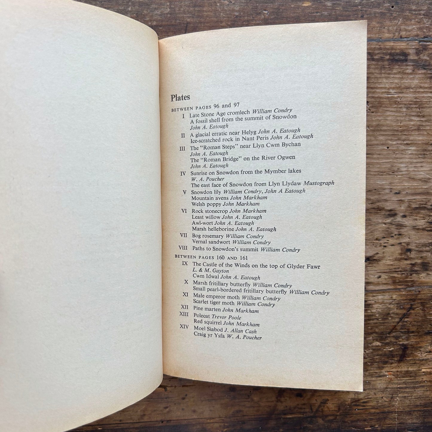 The Snowdonia National Park - William Condry 1969 (Preloved)