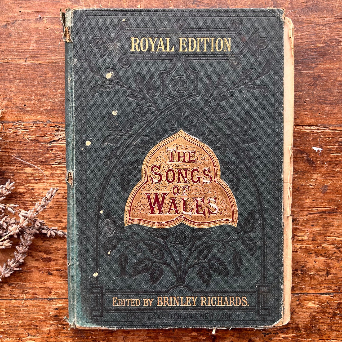 The Songs of Wales - Royal Edition - Brinley Richards - 1879 (Preloved)