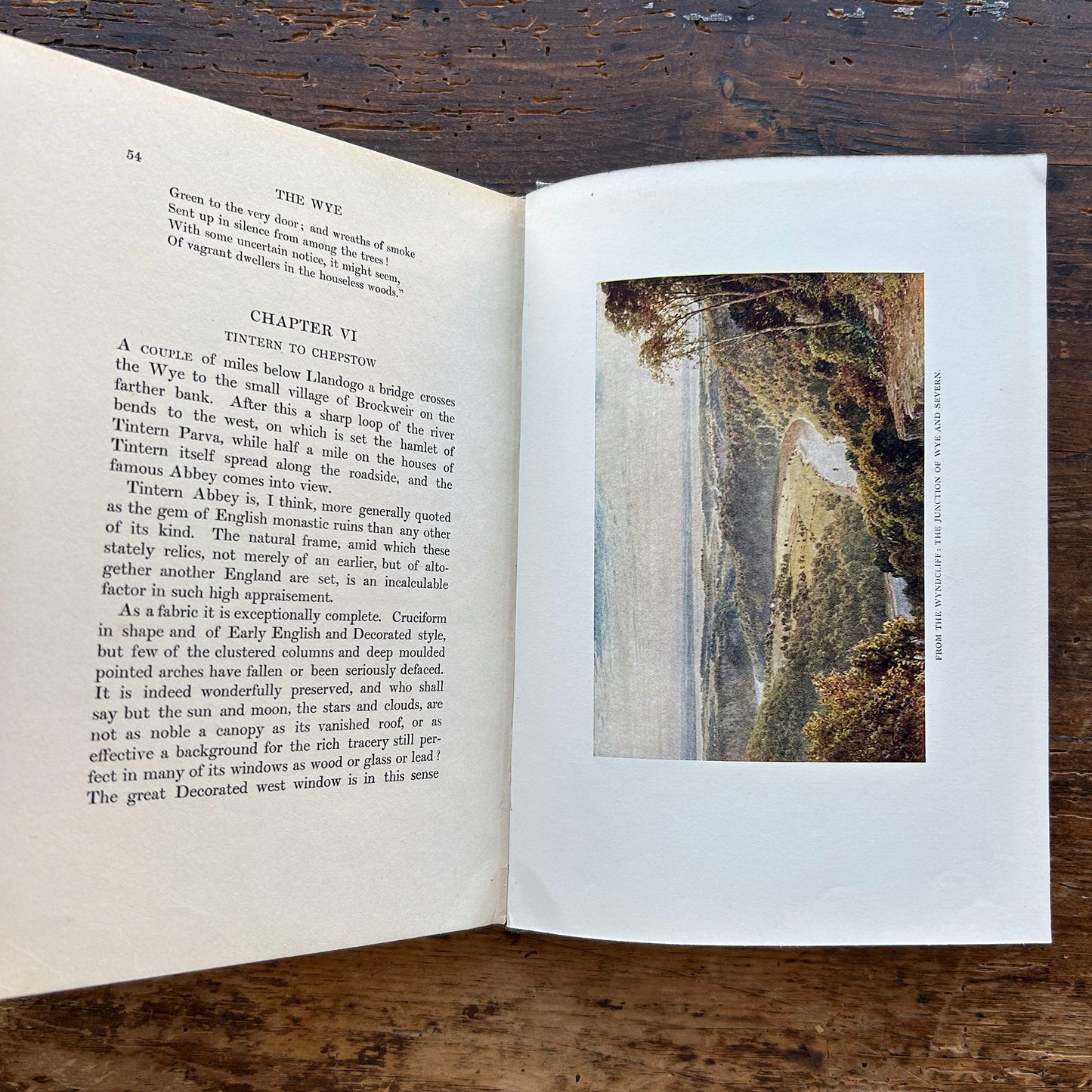 The Wye - A. G. Bradley - Beautiful Britain - 1916 (Preloved)