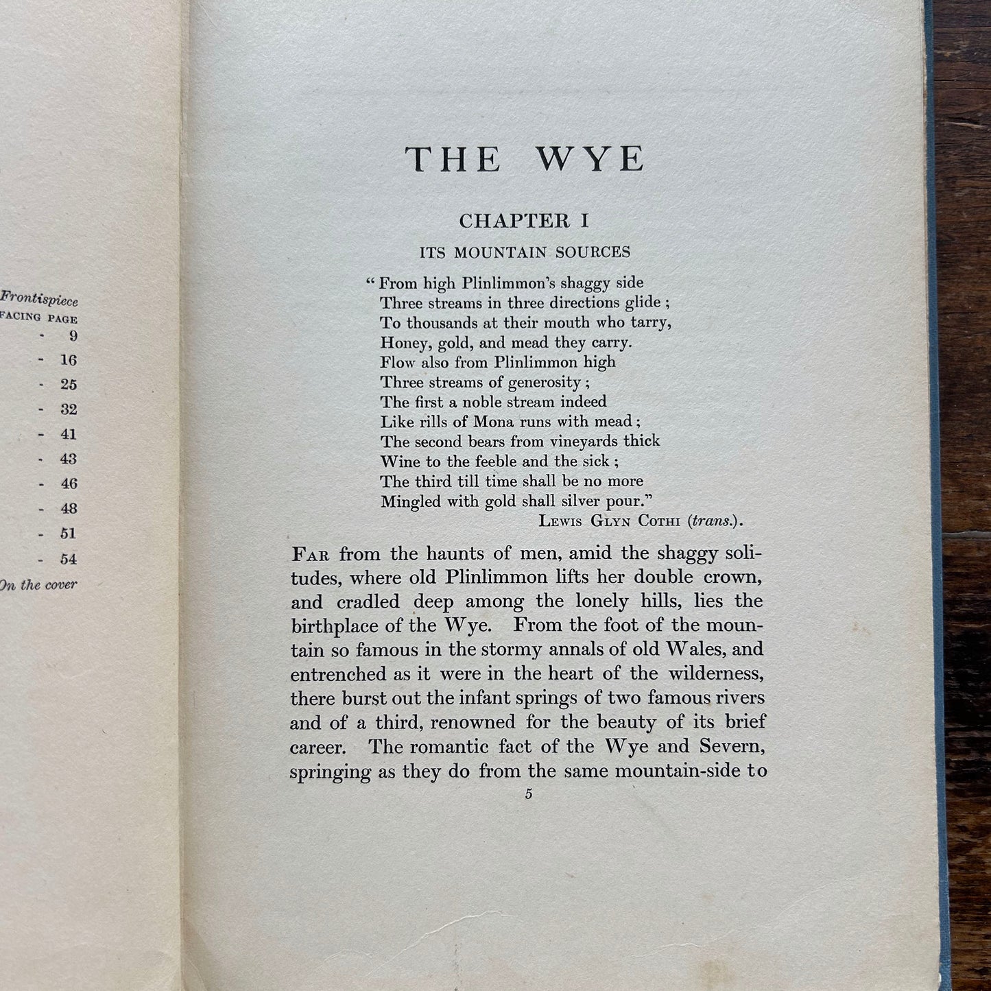 The Wye - A. G. Bradley - Beautiful Britain - 1916 (Preloved)