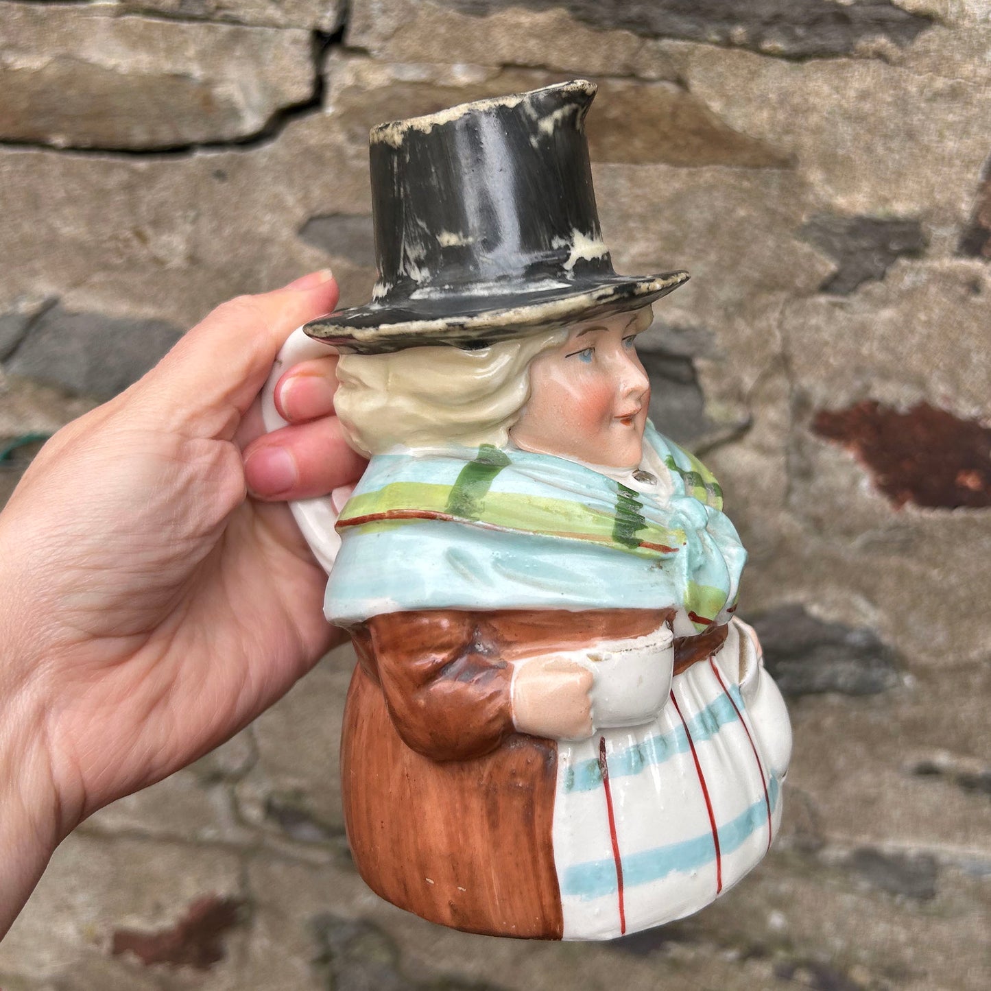 Toby Character Jug - Welsh Lady - Antique (Preloved)
