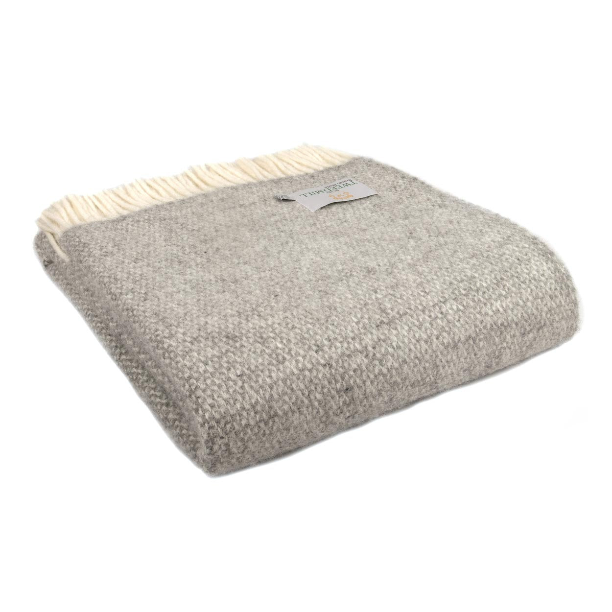 Throw / Blanket - New Wool - Tweedmill Illusion - Grey