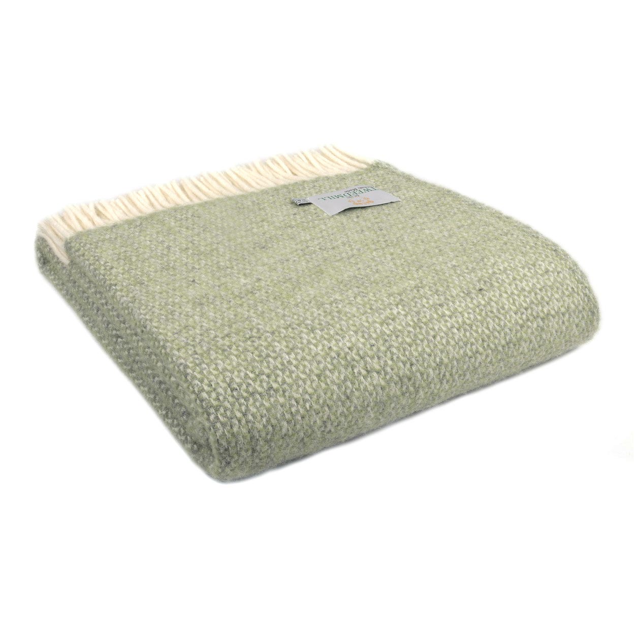 Throw / Blanket - New Wool - Tweedmill Illusion - Green