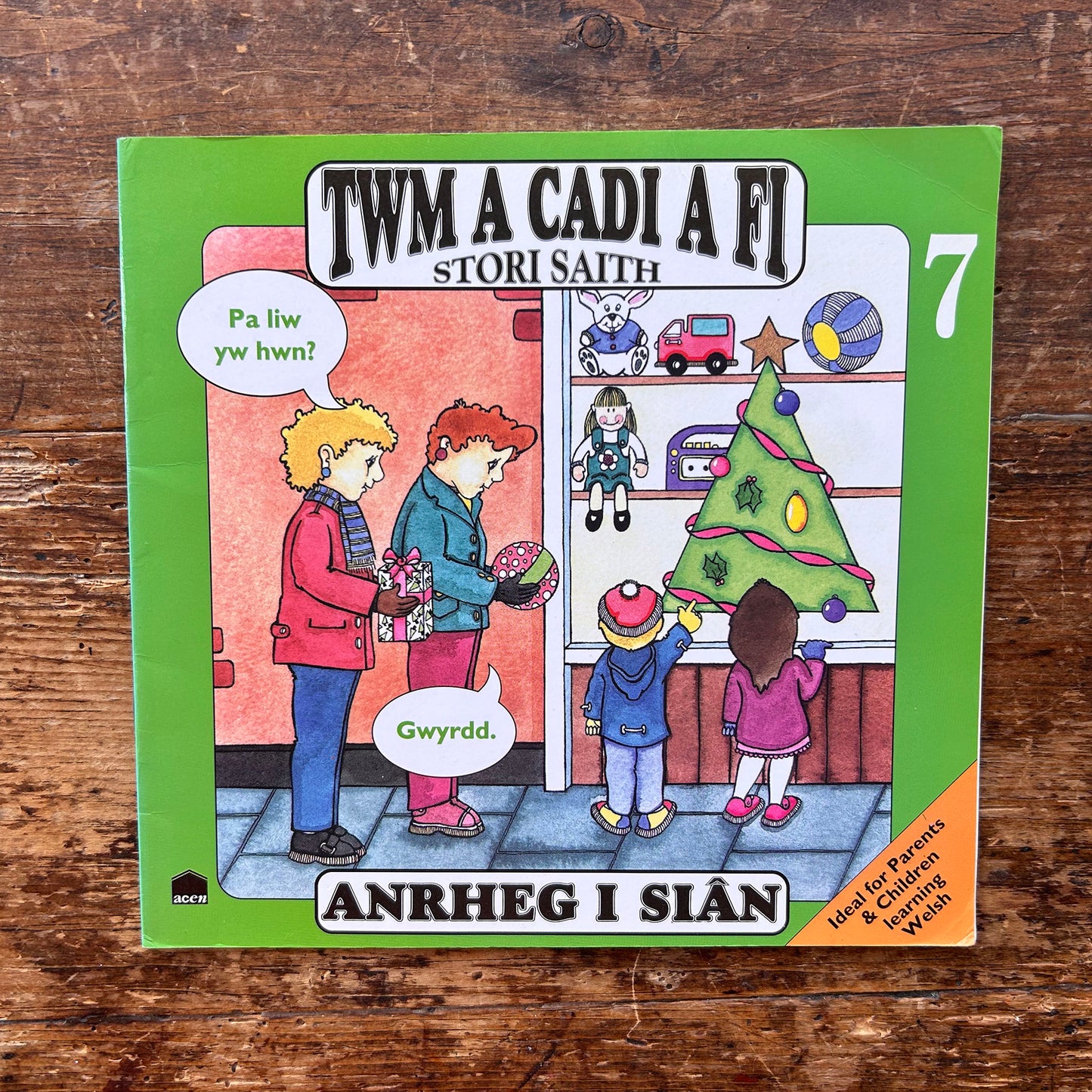 Twm A Cadi A Fi - Book: 7 Anrheg I Sian - Anne Brooke / Sharon Martin 1993 (Preloved)
