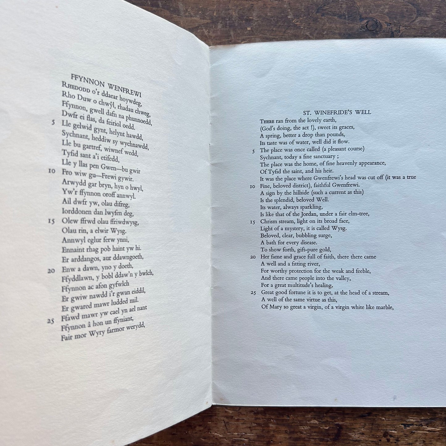 Two Mediaeval Welsh Poems - 1971 (Preloved)