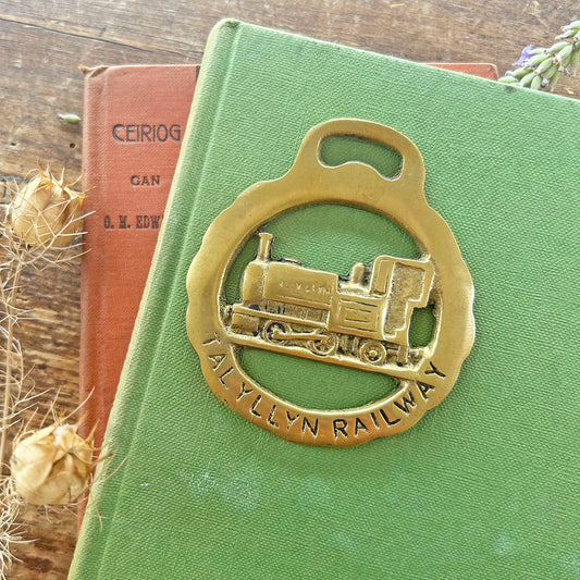 Vintage Horse Brass / Medallion - Talyllyn Railway (Preloved)