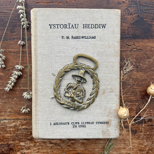 Vintage Horse Brass / Medallion - Welsh Lady - Wales (Preloved)