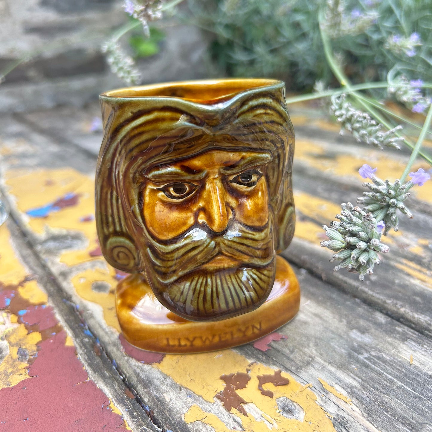 Vintage Jug - Tryfan Studio Pottery - Llewelyn Prince of Wales (Preloved)