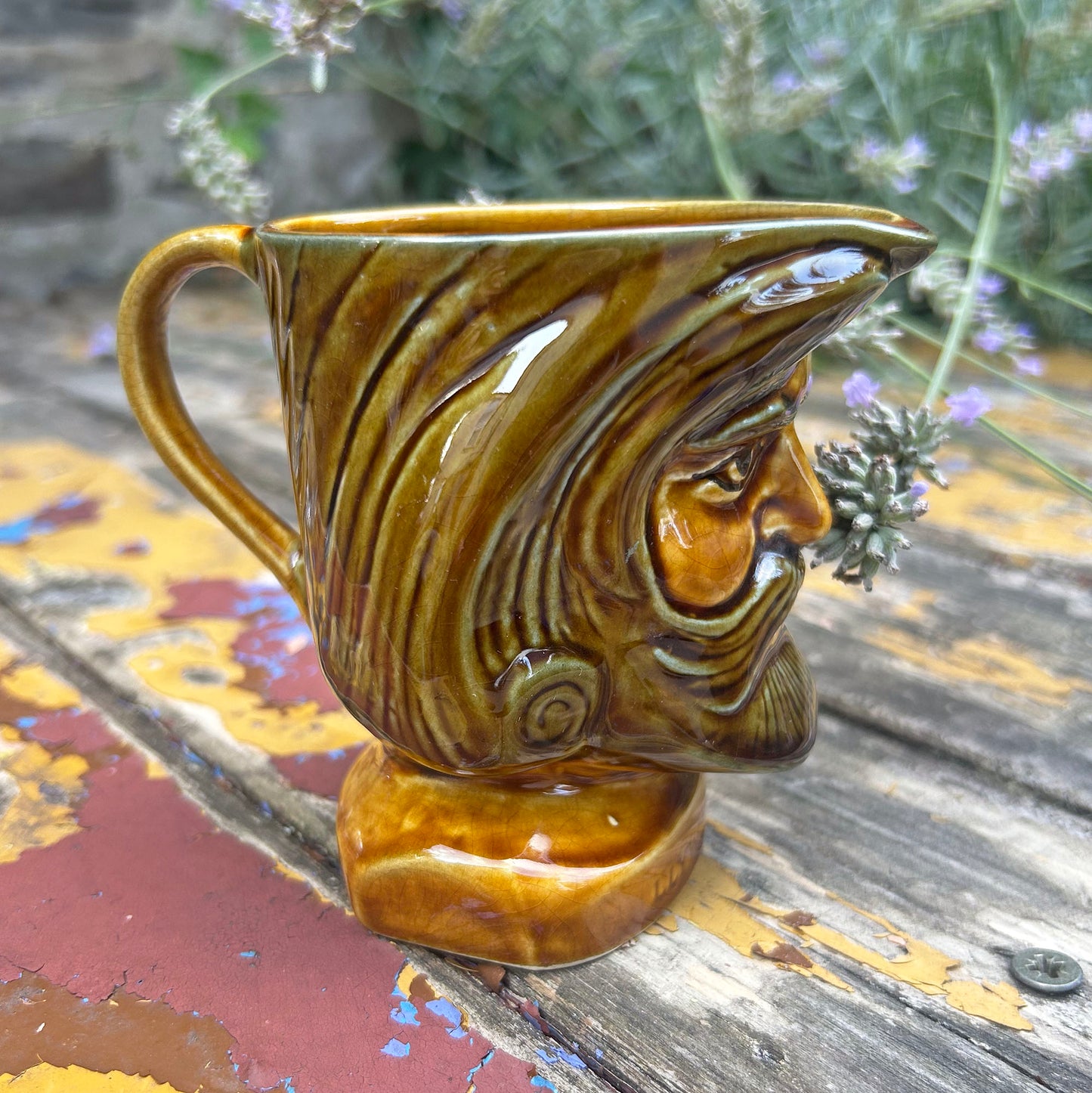 Vintage Jug - Tryfan Studio Pottery - Llewelyn Prince of Wales (Preloved)