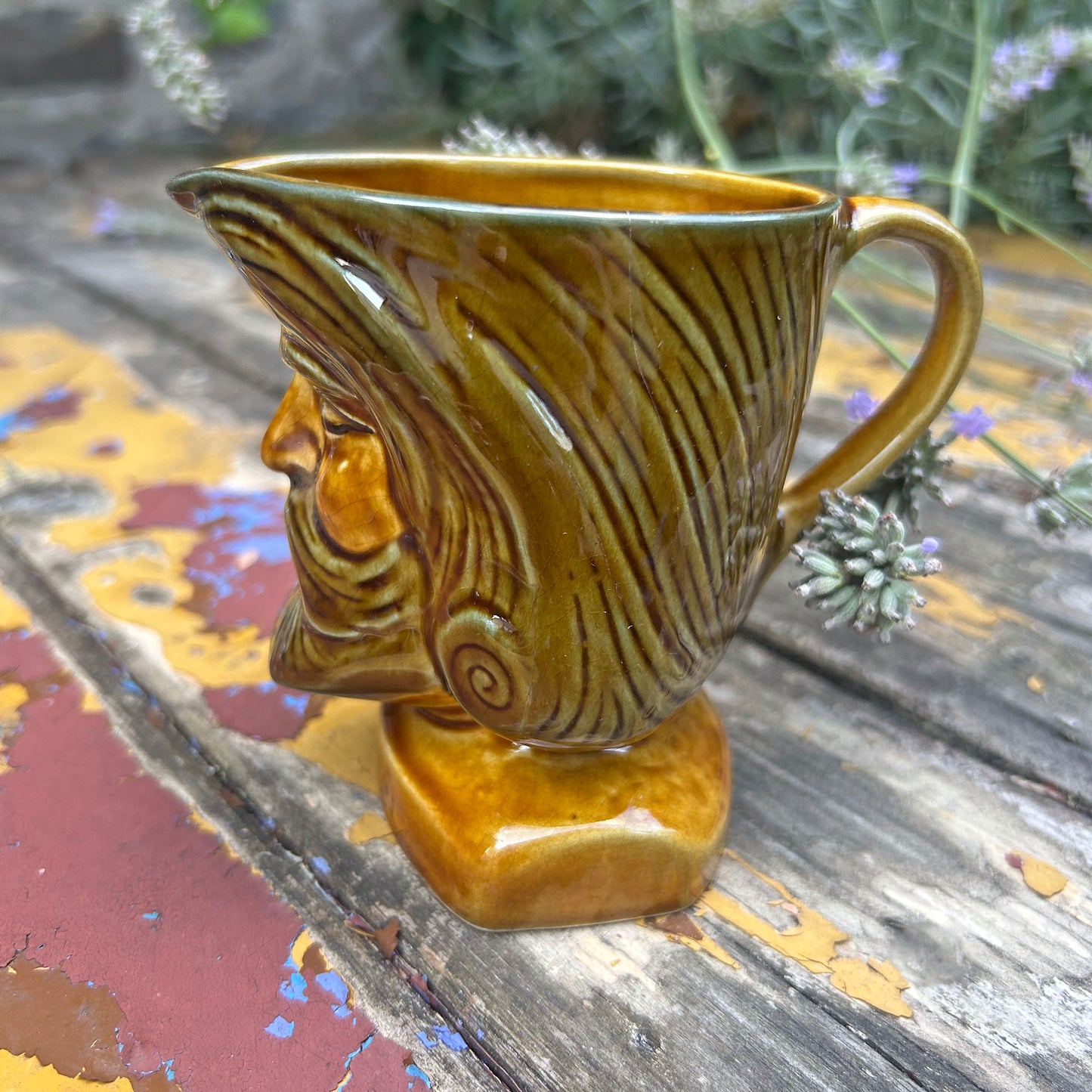 Vintage Jug - Tryfan Studio Pottery - Llewelyn Prince of Wales (Preloved)