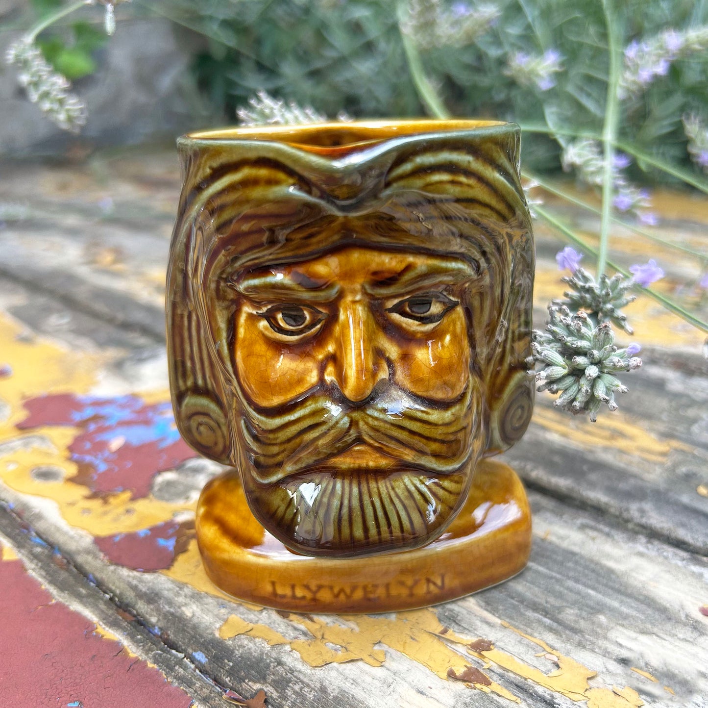 Vintage Jug - Tryfan Studio Pottery - Llewelyn Prince of Wales (Preloved)