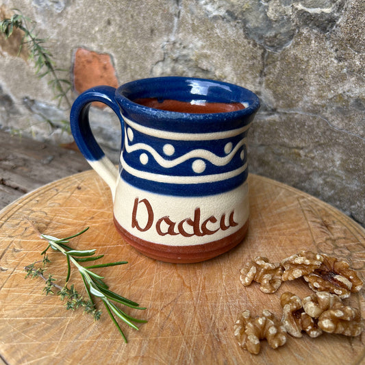 Vintage Mug -  St Fagan's Welsh Studio Pottery - Dadcu / Grandad (Preloved)