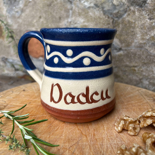 Vintage Mug -  St Fagan's Welsh Studio Pottery - Dadcu / Grandad (Preloved)