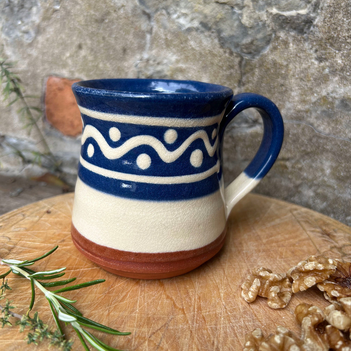 Vintage Mug -  St Fagan's Welsh Studio Pottery - Dadcu / Grandad (Preloved)