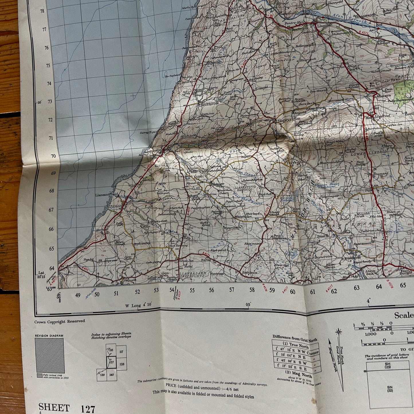 Map Hanesyddol o Loegr a Chymru - 1971 (Wedi'i Rag-garu)