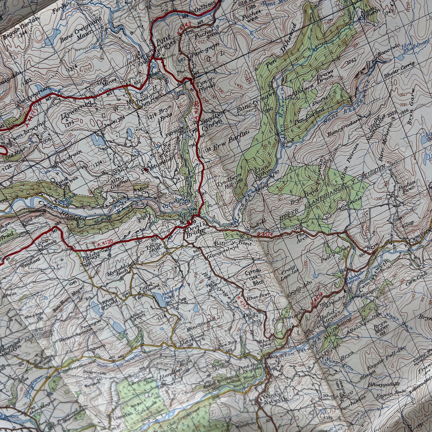 Map Hanesyddol o Loegr a Chymru - 1971 (Wedi'i Rag-garu)