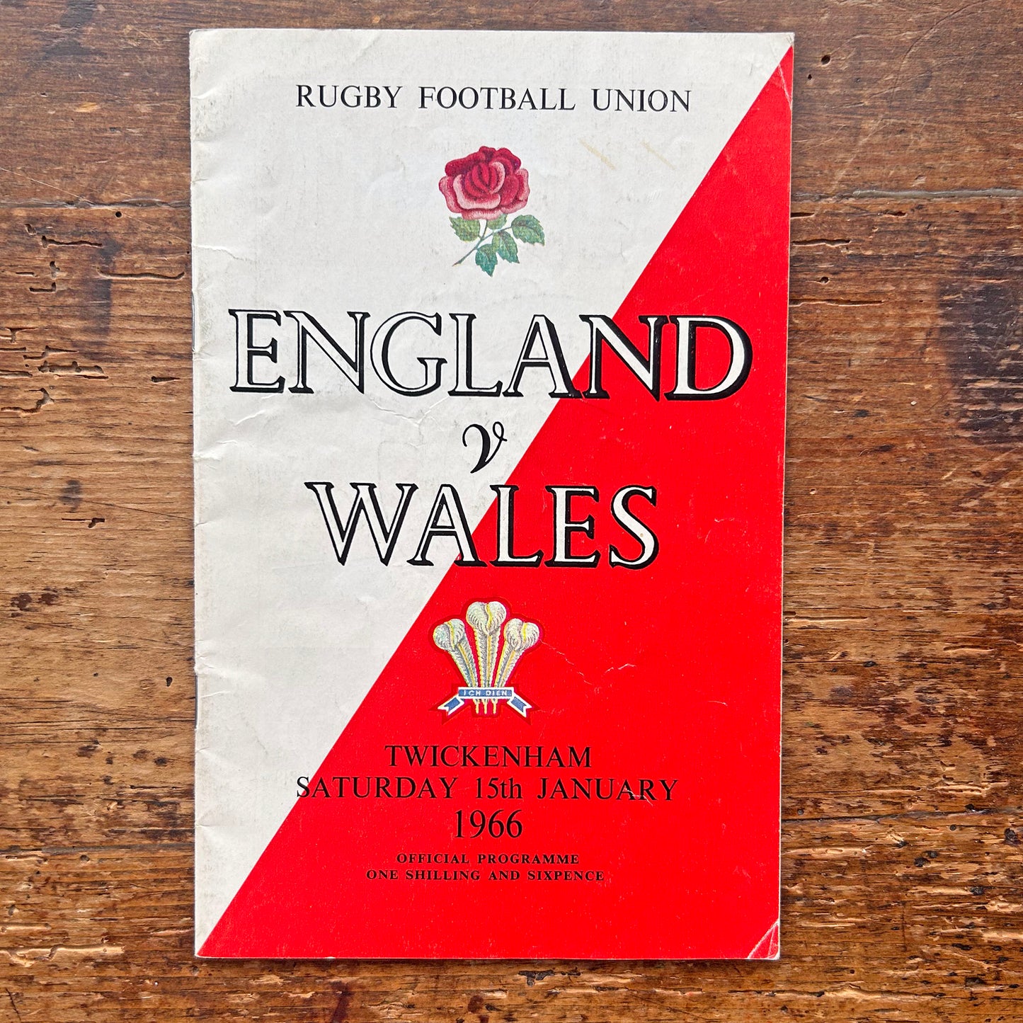 Vintage Welsh Rugby Union Programmes - Wales / Cyrmu (Preloved)