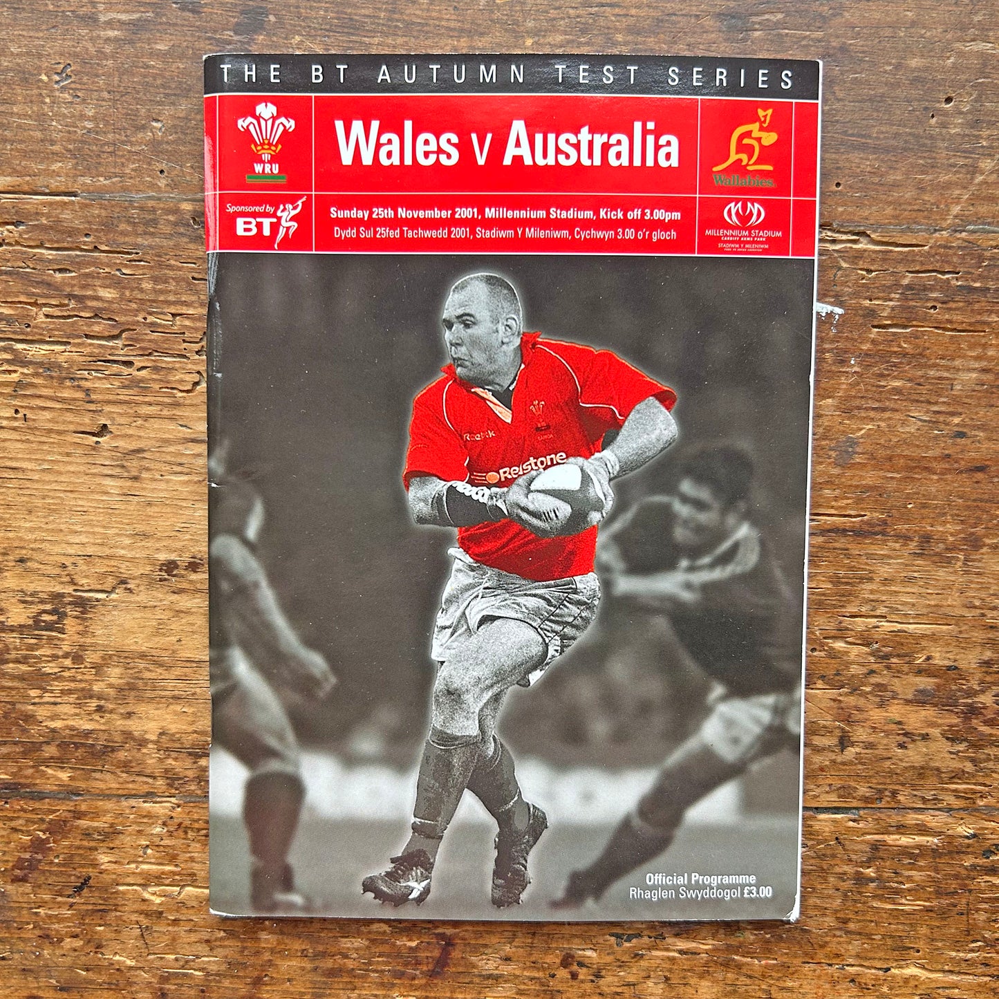 Vintage Welsh Rugby Union Programmes - Wales / Cyrmu (Preloved)