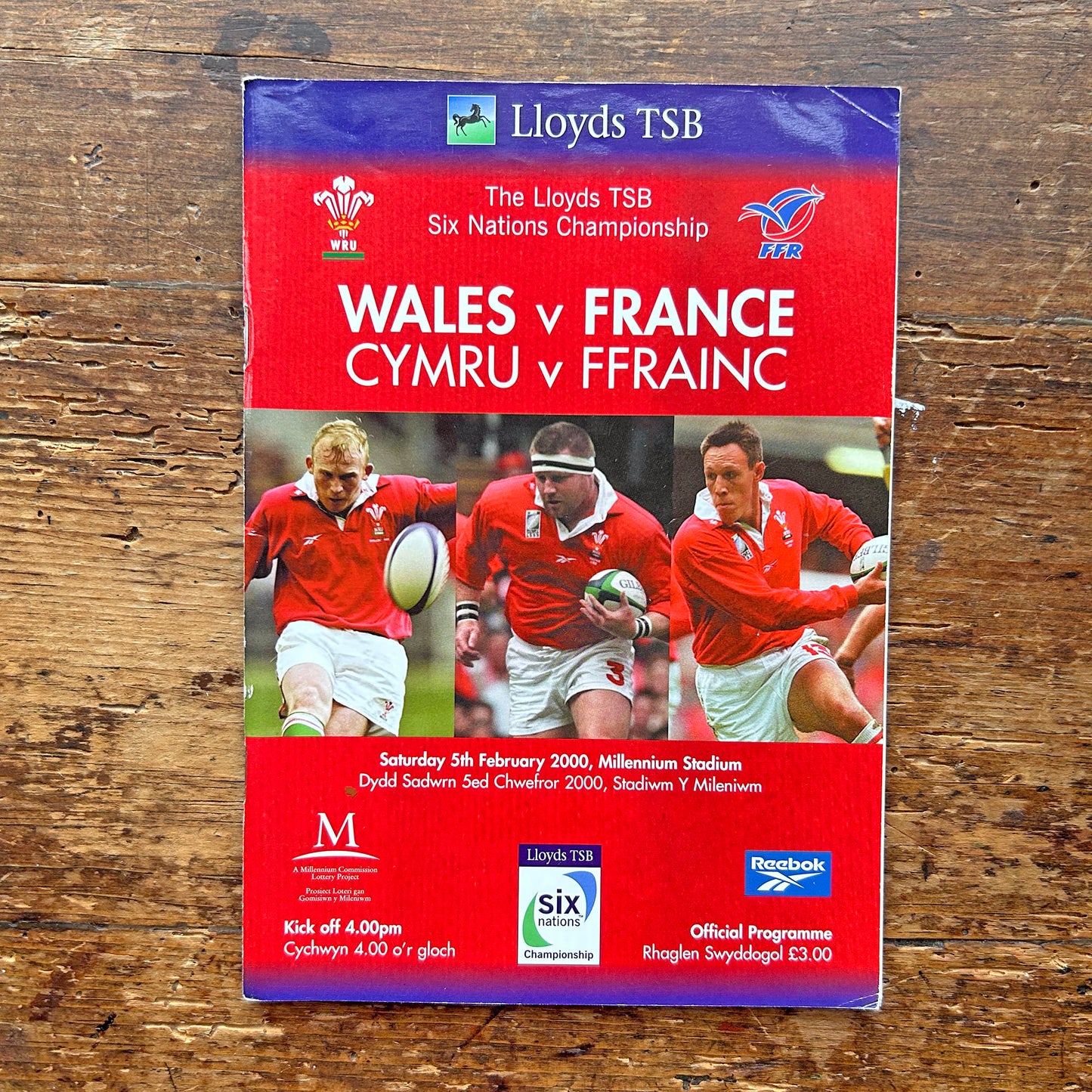 Vintage Welsh Rugby Union Programmes - Wales / Cyrmu (Preloved)