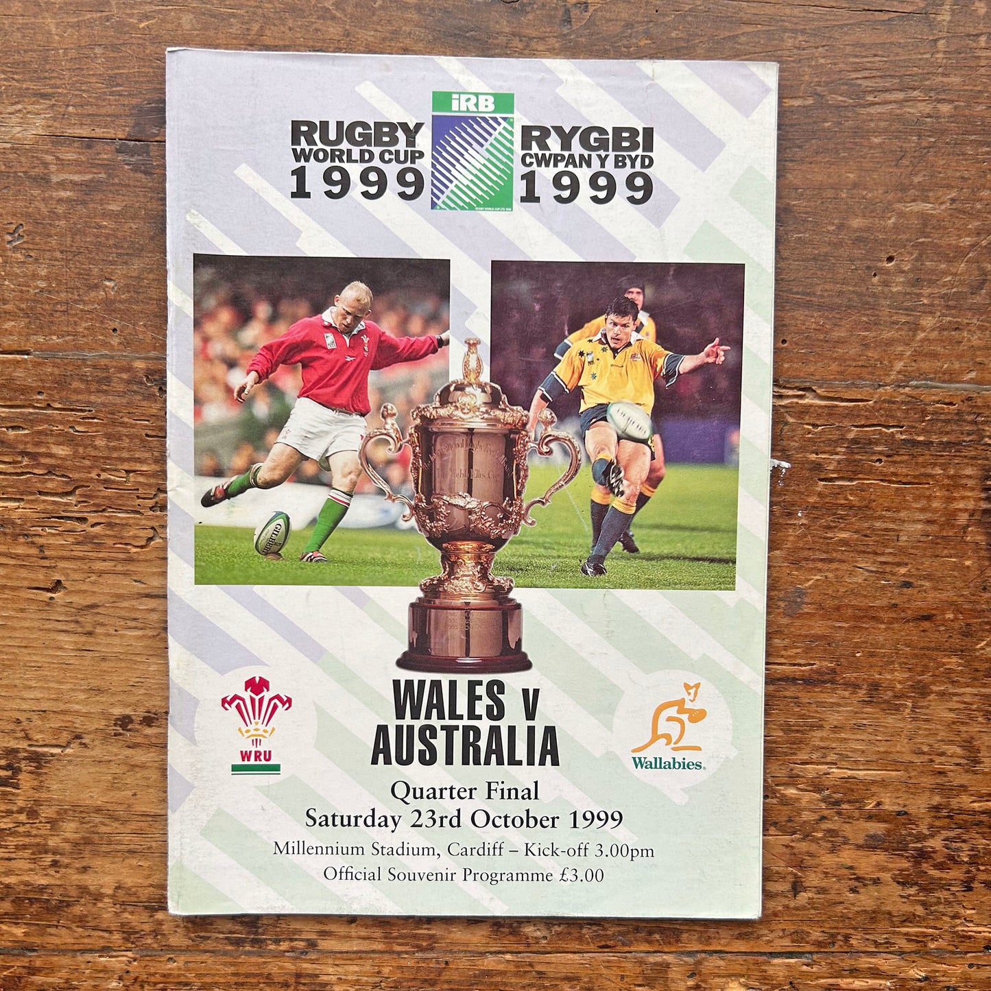 Vintage Welsh Rugby Union Programmes - Wales / Cyrmu (Preloved)