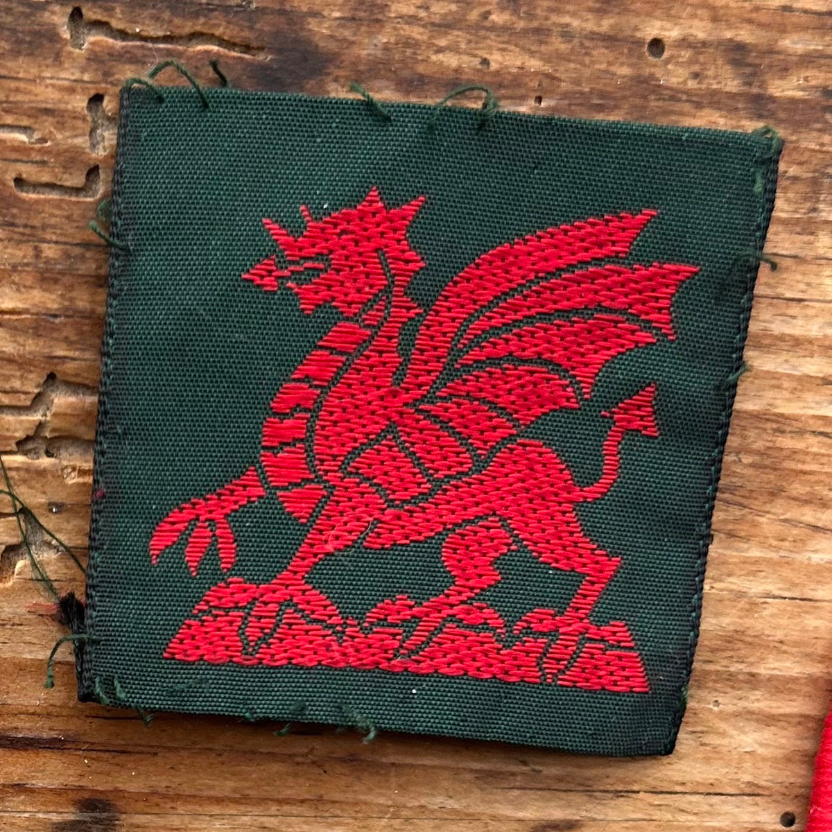 Vintage Sew on Patches - Welsh Theme (Preloved)