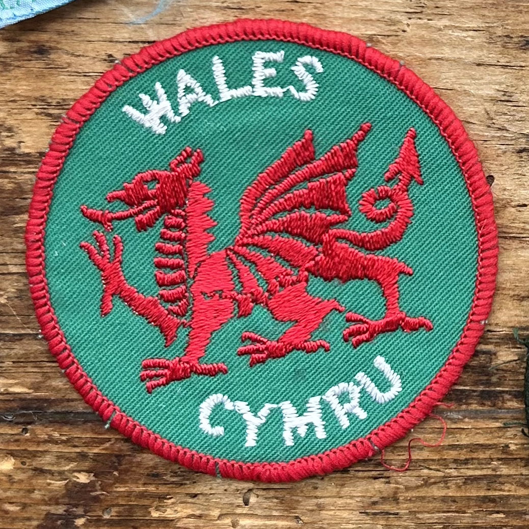 Vintage Sew on Patches - Welsh Theme (Preloved)