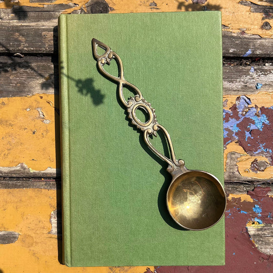 Vintage Welsh Love Spoon - Solid Brass - Small (Preloved)