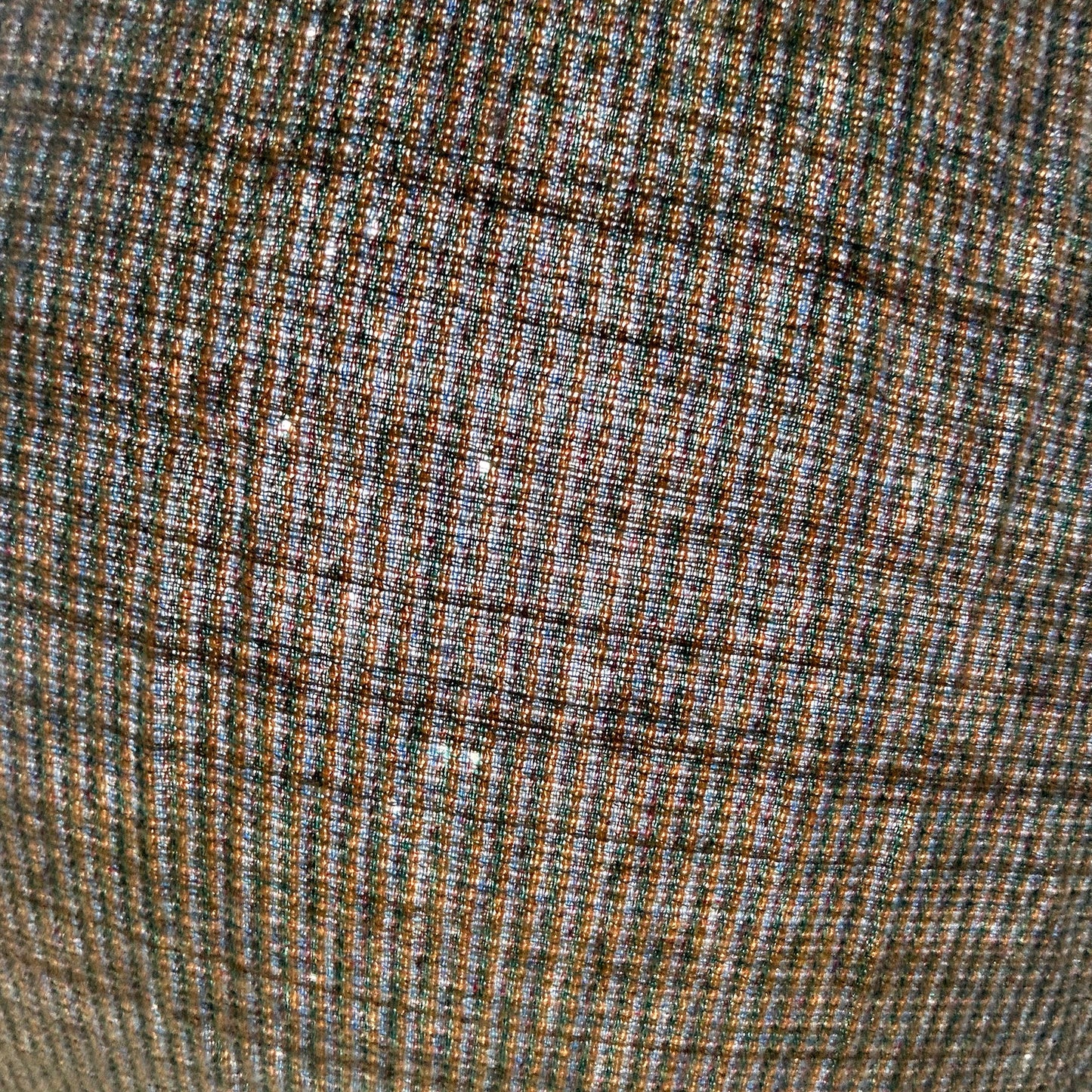 Vintage Welsh Throw / Blanket - 100% Wool - Blues (Preloved)