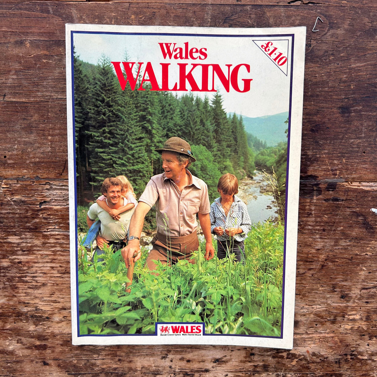 Wales Walking - Wales Tourist Board 1982 (Preloved)