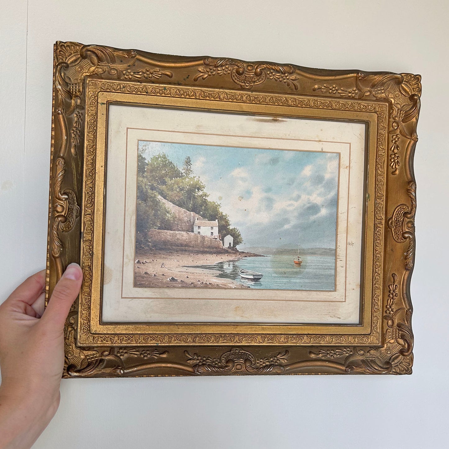 Framed Print - Dylan Thomas’ Boathouse - Laugharne (Preloved)