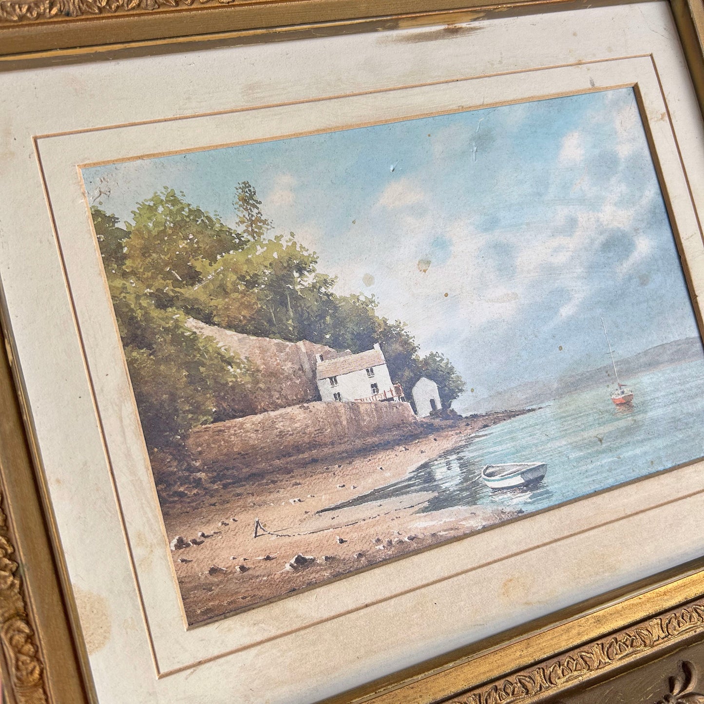 Framed Print - Dylan Thomas’ Boathouse - Laugharne (Preloved)