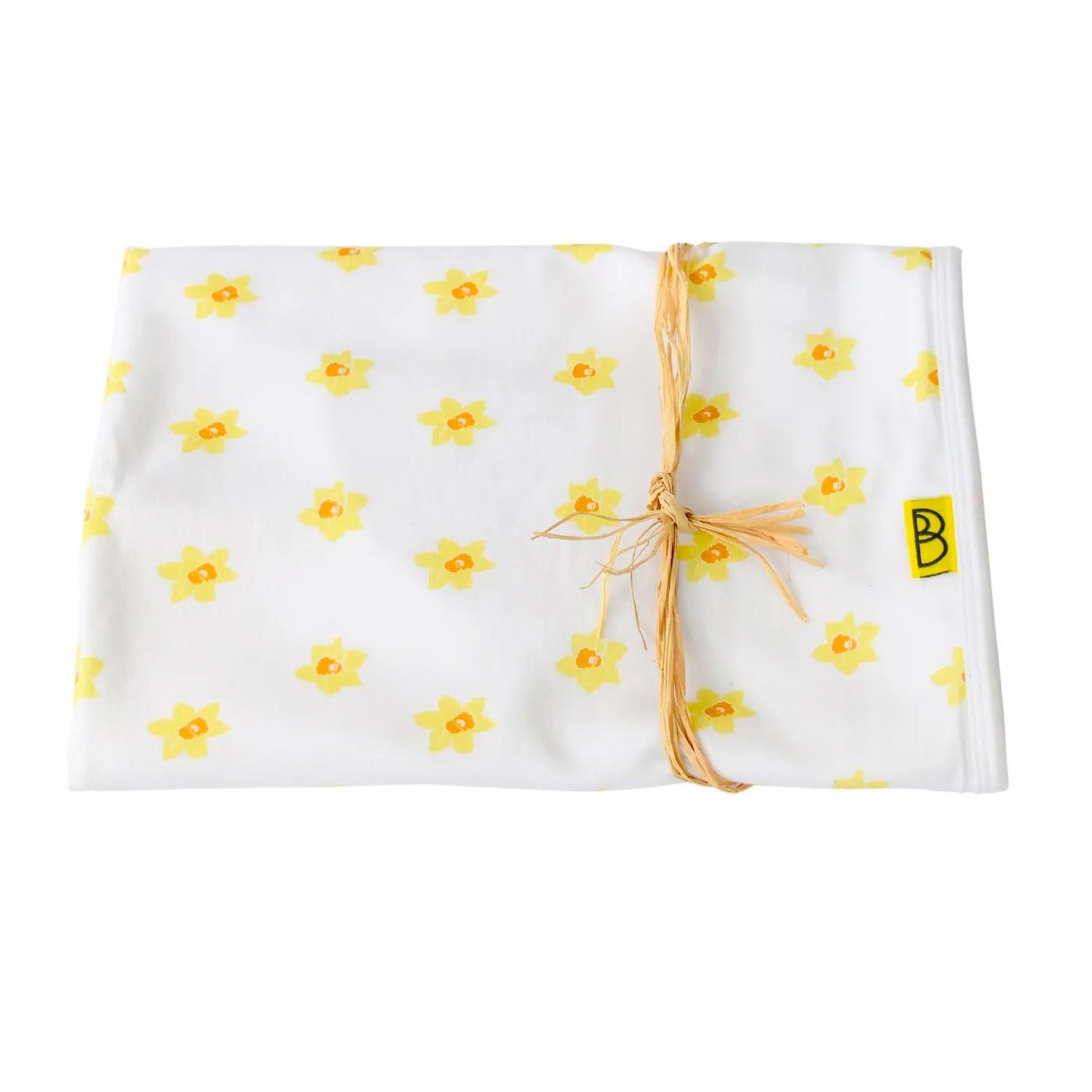 Baby Blanket - Organic Cotton – Daffodils - Personalised