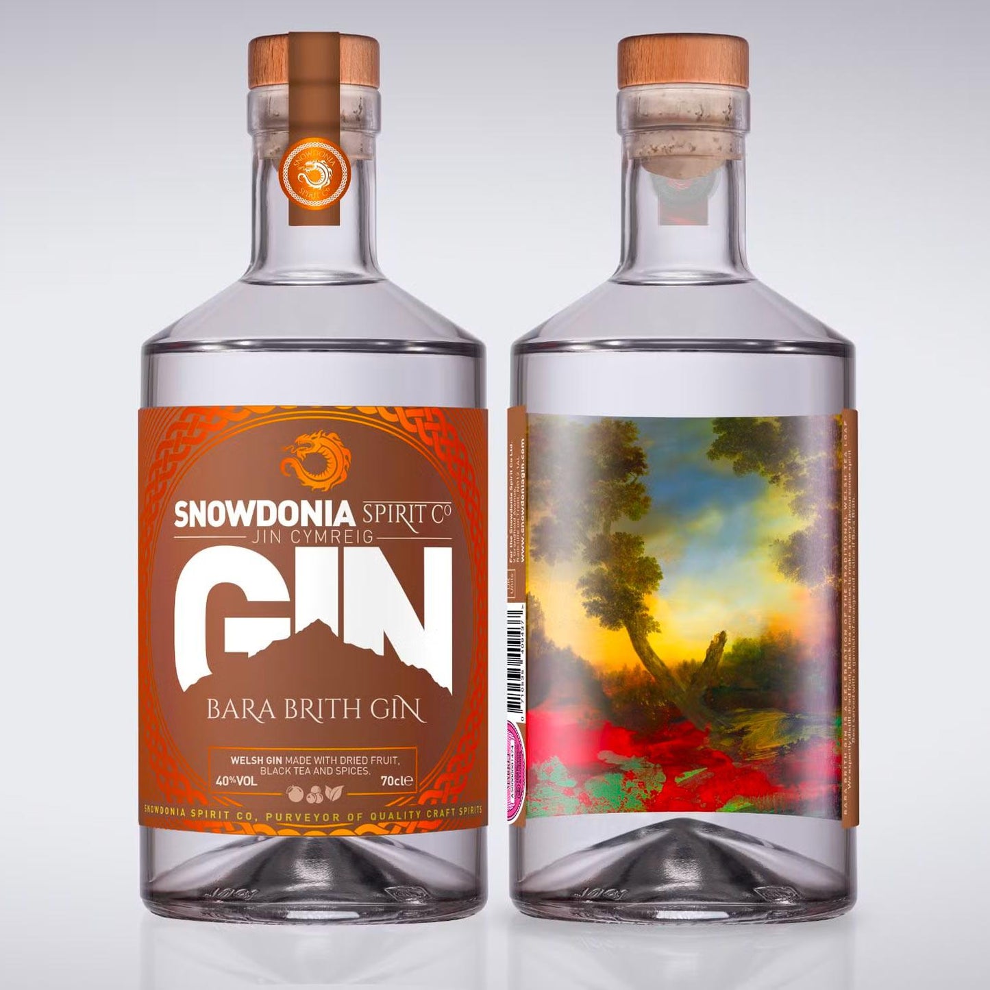 Welsh Gin - Bara Brith - Snowdonia Spirit Co - 70cl 40% VOL (UK postage included in price)