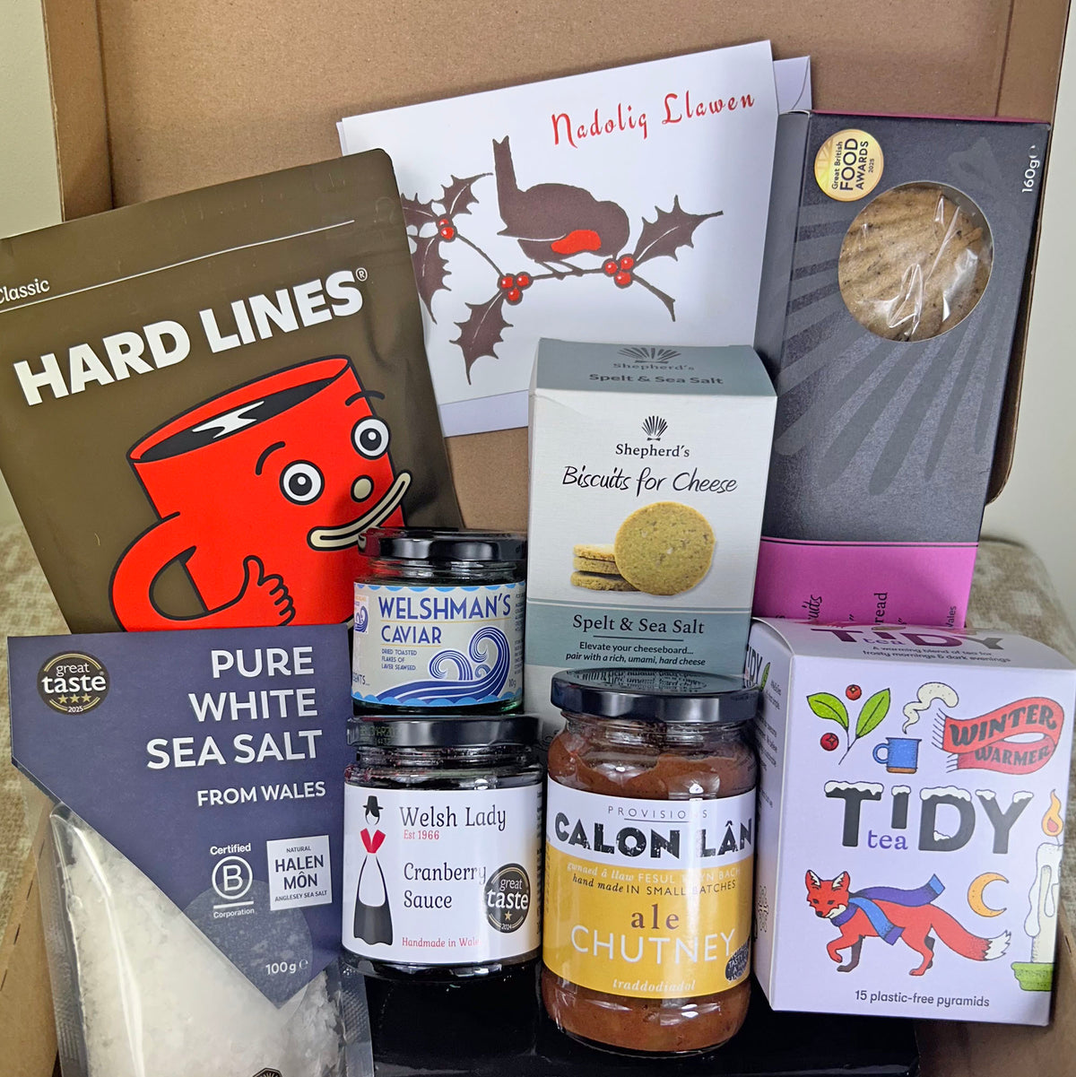 Welsh Christmas Hamper / Gift Box - Luxury Food from Wales 2026 - Free UK Postage