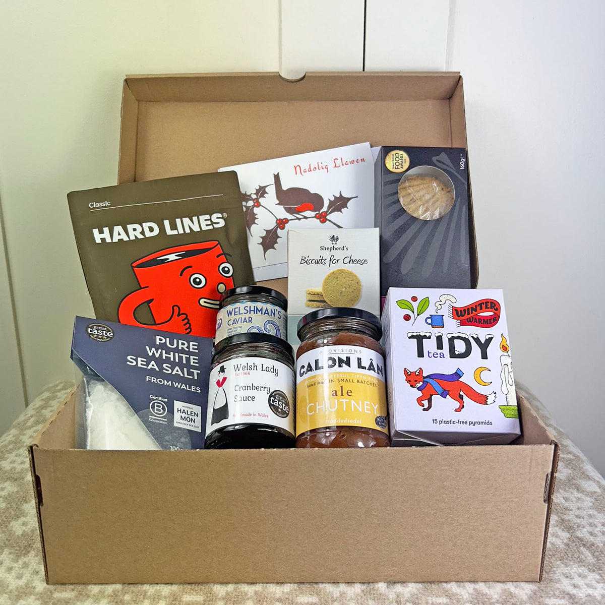 Welsh Christmas Hamper / Gift Box - Luxury Food from Wales 2026 - Free UK Postage
