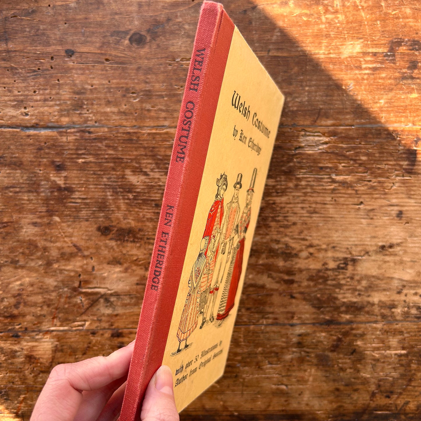 Welsh Costume - Lady and Men - Illustrated - Ken Etheridge 1958 (Preloved)