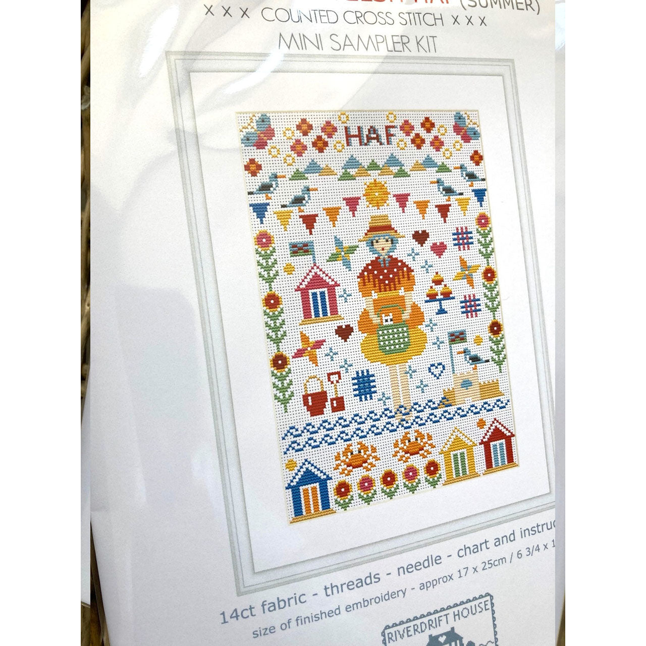 Pecyn Croesbwytho - Cymraeg - Haf / Haf - Mini