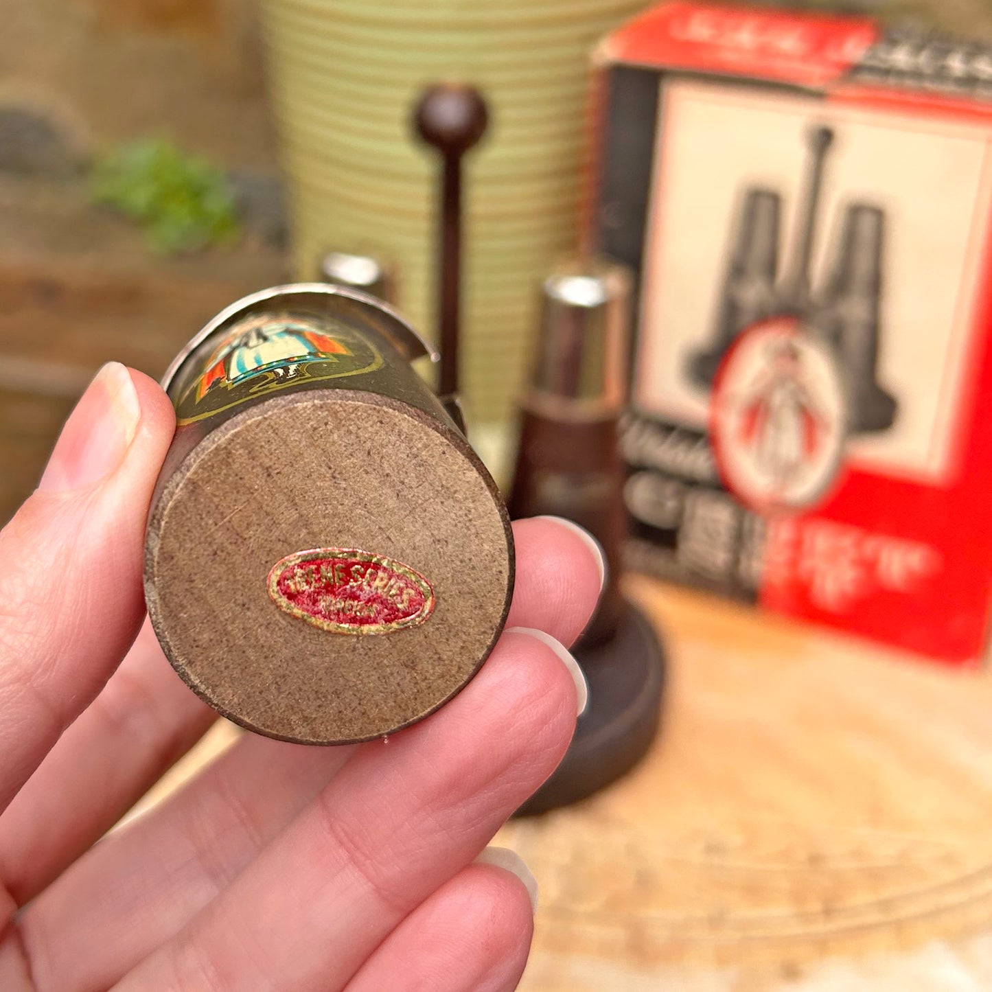 Welsh Cruet Set - Welsh Lady - Original Box - Vintage (Preloved)