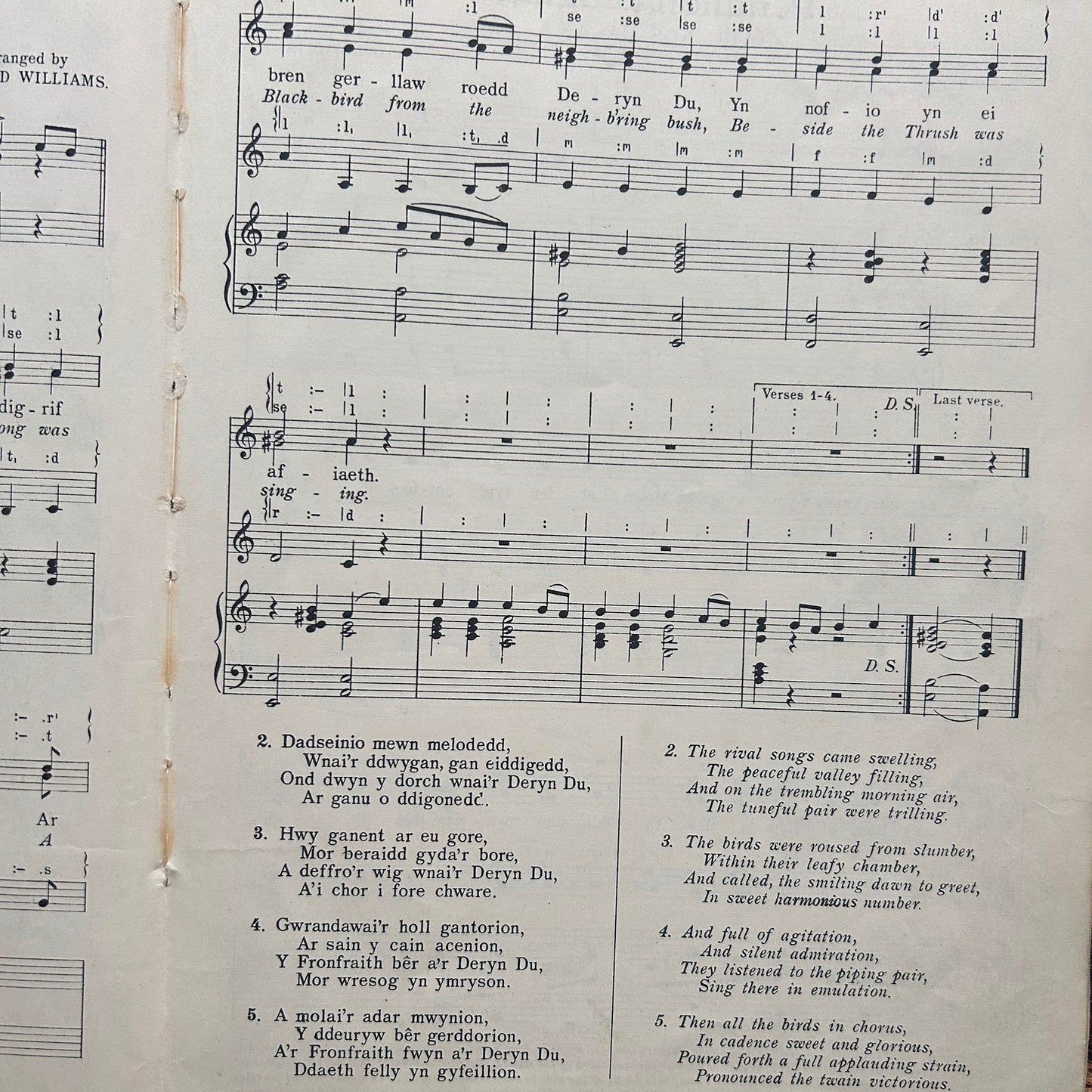 Welsh Folk Songs - J. Lloyd Williams & L.D. Jones - Part 2 (Preloved)