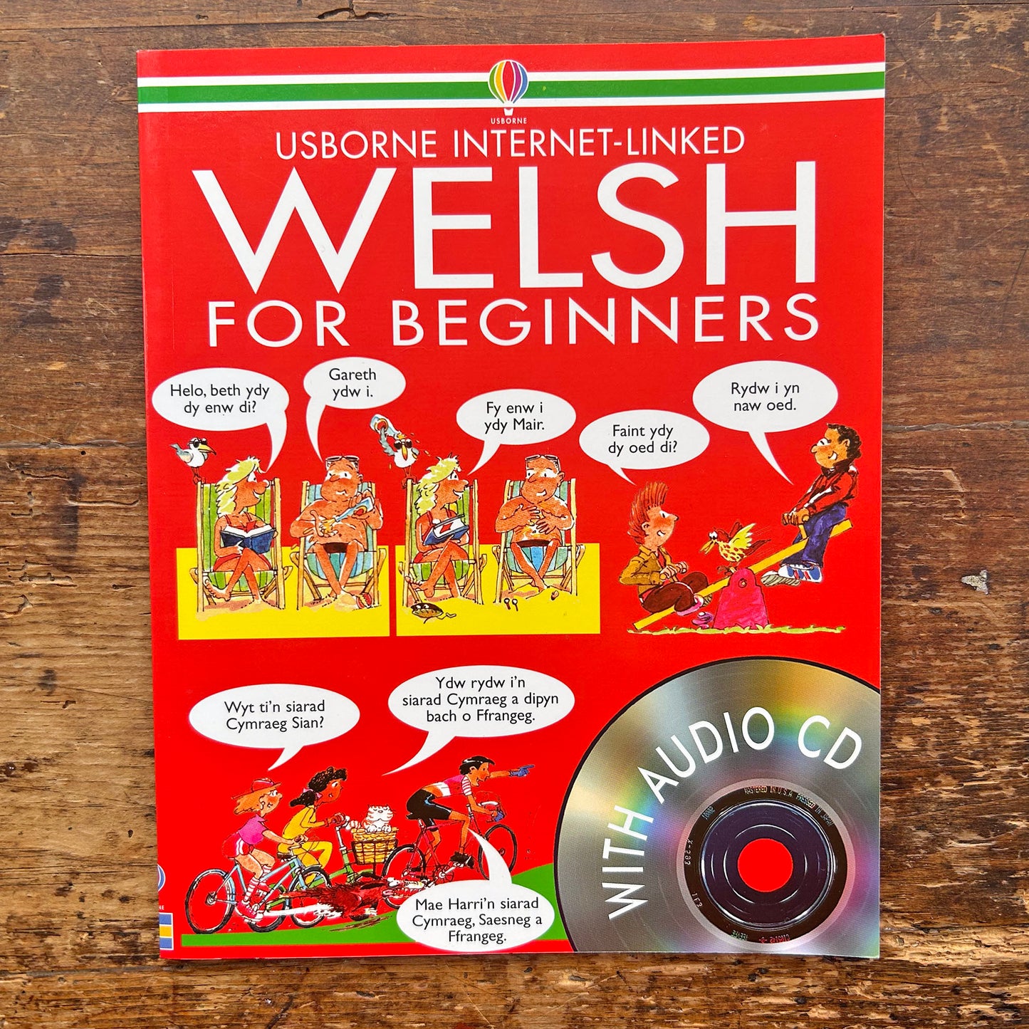 Welsh for Beginners - With CD - Usborne Internet Linked (Preloved)