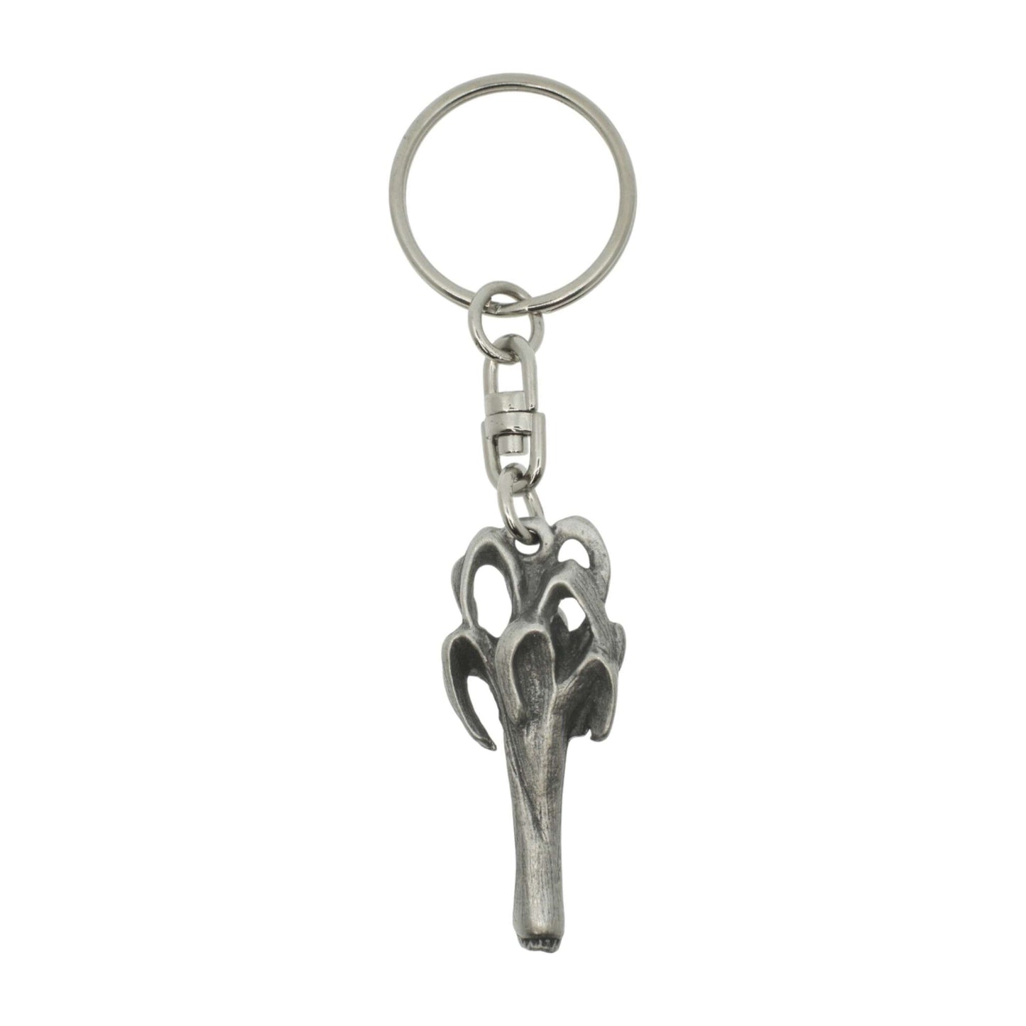 Keyring / Key Chain - Gwerin Cymreig - Pewter - Mari Lwyd