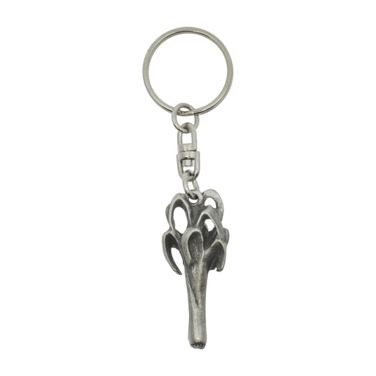 Keyring / Key Chain - Gwerin Cymreig - Pewter - Mari Lwyd