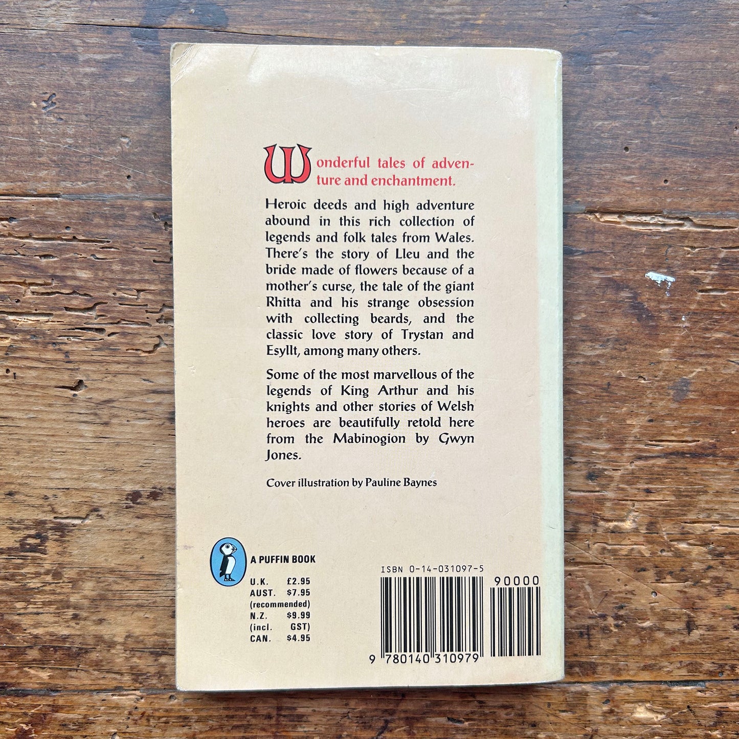 Welsh Legends and Folk Tales - Mabinogion - Gwyn Jones (Preloved)