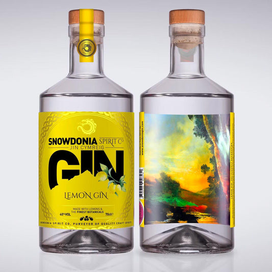 Welsh Gin - Lemon - Snowdonia Spirit Co - 70cl 40% VOL (UK postage included in price)