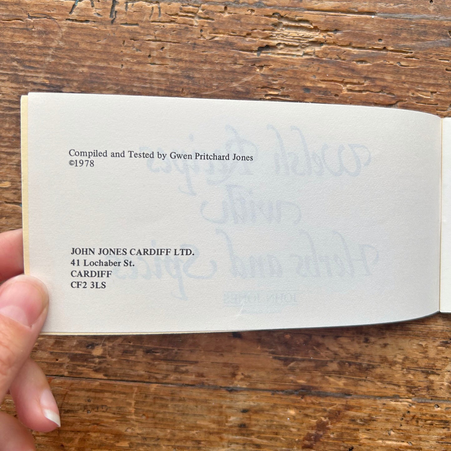Welsh Recipes with Herbs and Spices - 1978 (Preloved)