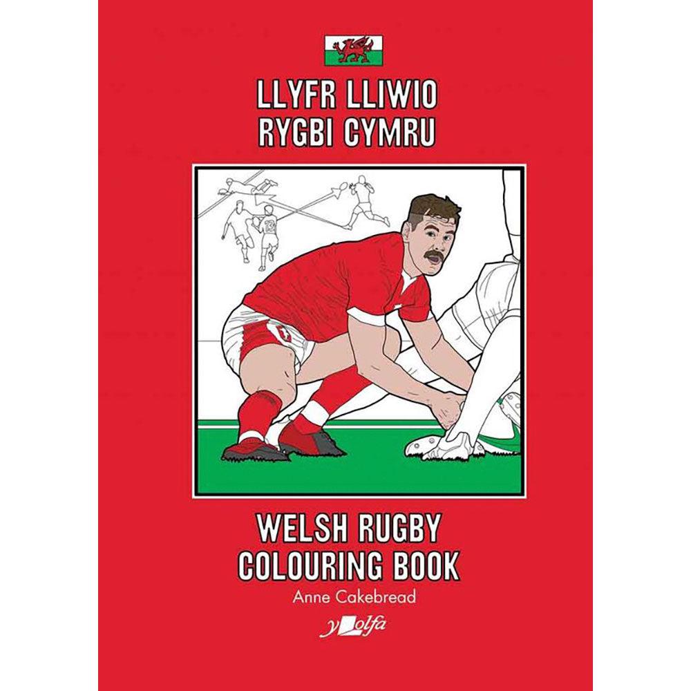 Llyfr Lliwio Rygbi Cymru - Welsh Rugby Colouring Book