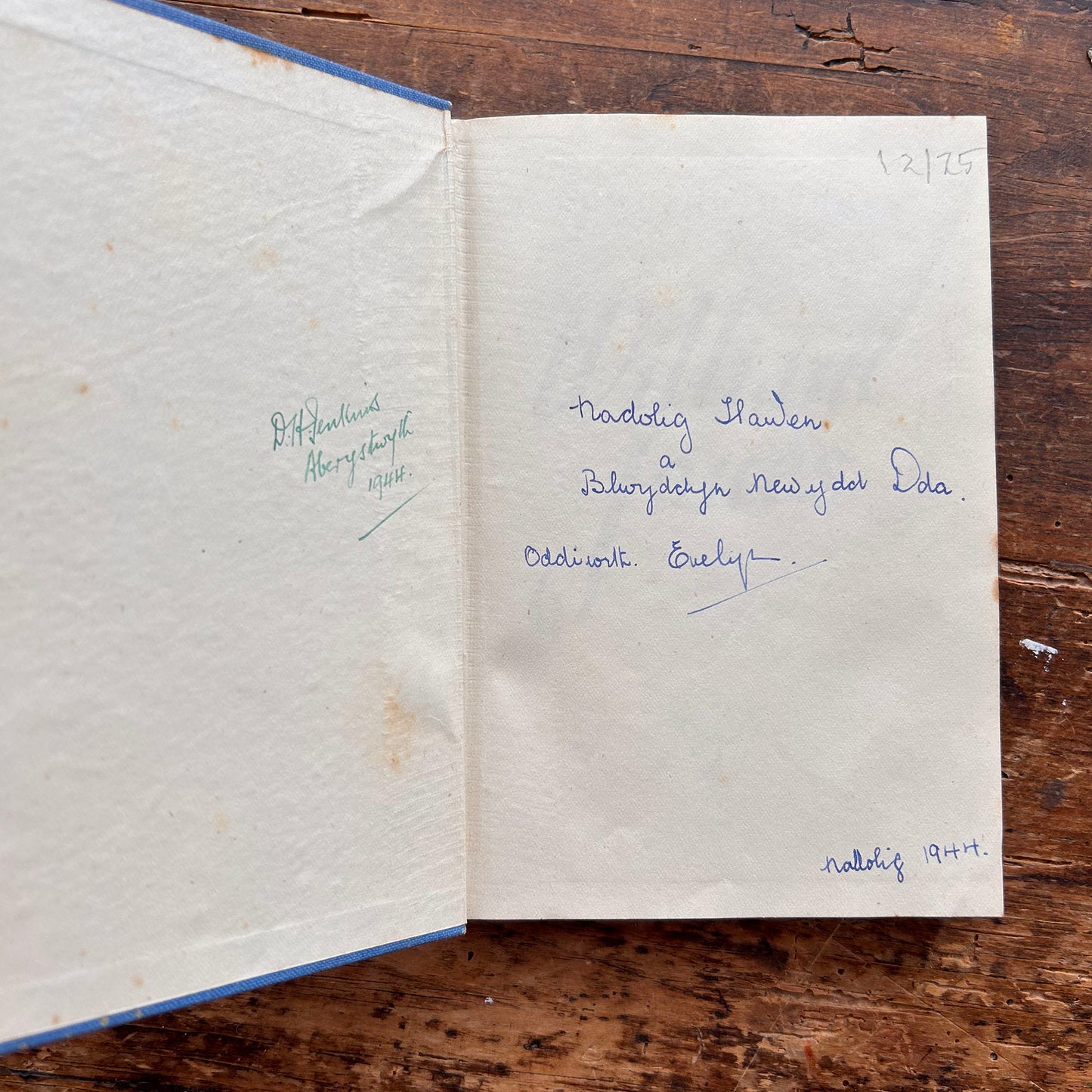 William Jones - Nofel Gan T. Rowland Hughes - 1944 1st edition (Preloved)